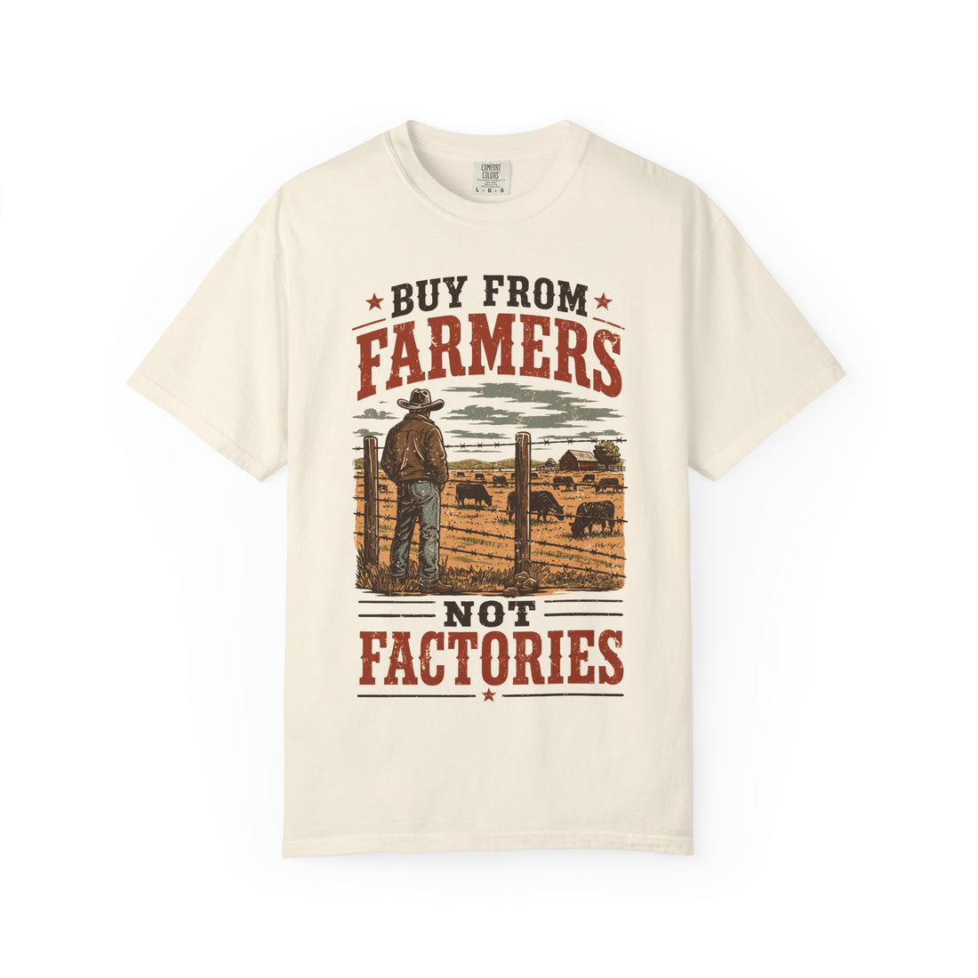 Buy From Farmers, Not Factories | Comfort Colors Farm T-Shirt
