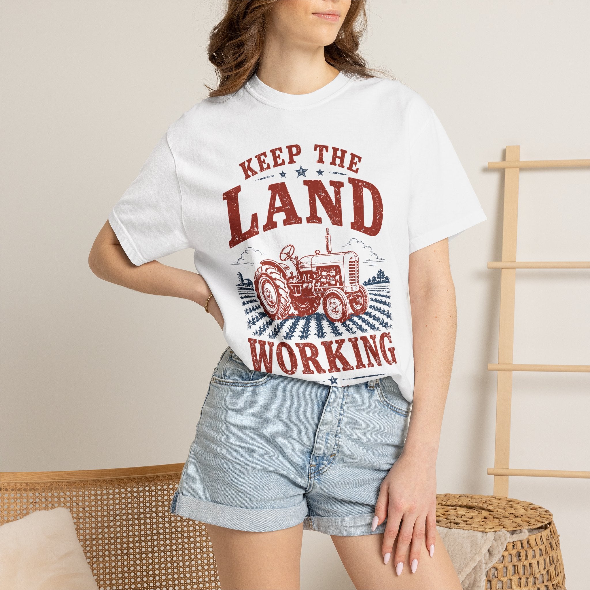 Keep the Land Working | Farm Comfort Colors T-Shirt