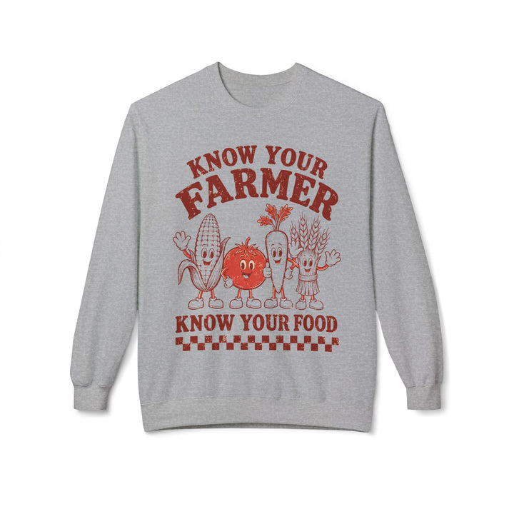 Know Your Farmer, Know Your Food | Farm Crewneck Sweatshirt