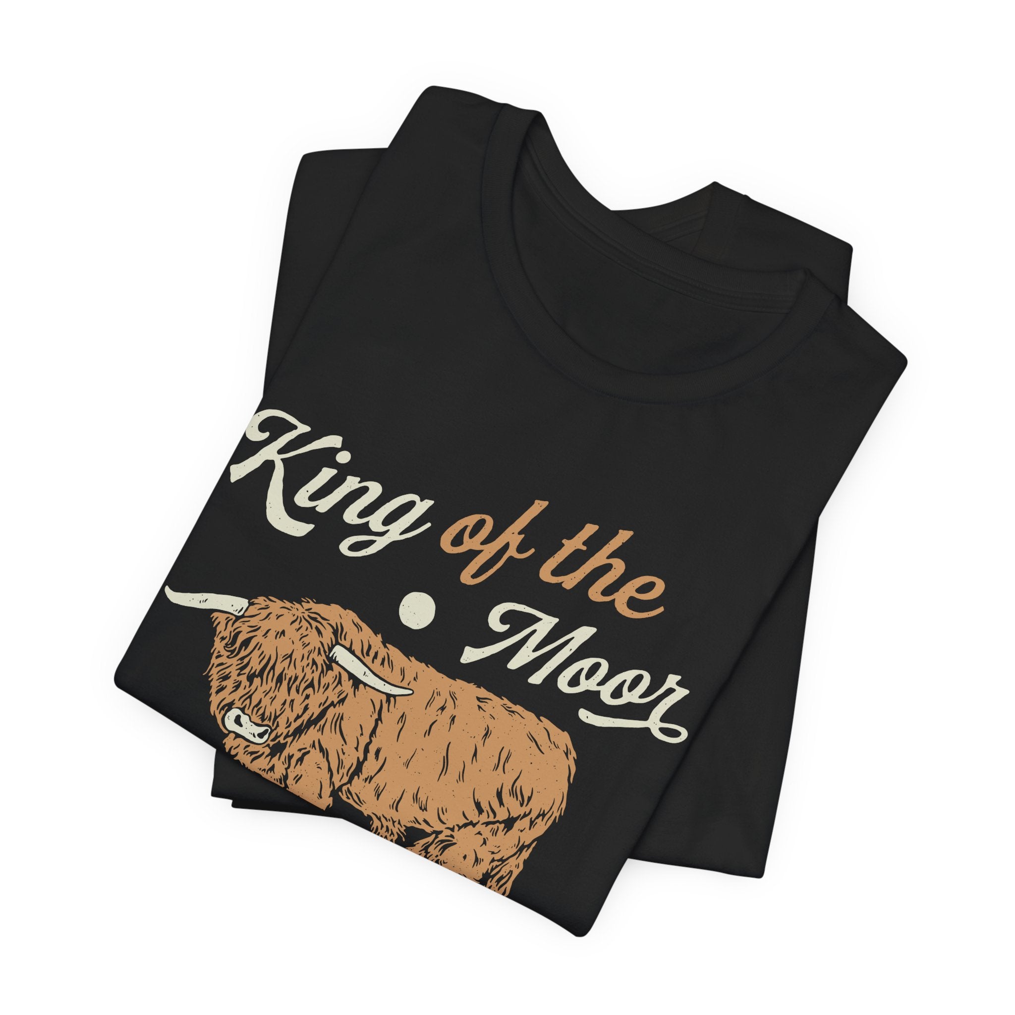King of the Moor | Highland Bull Bella+Canvas T-Shirt