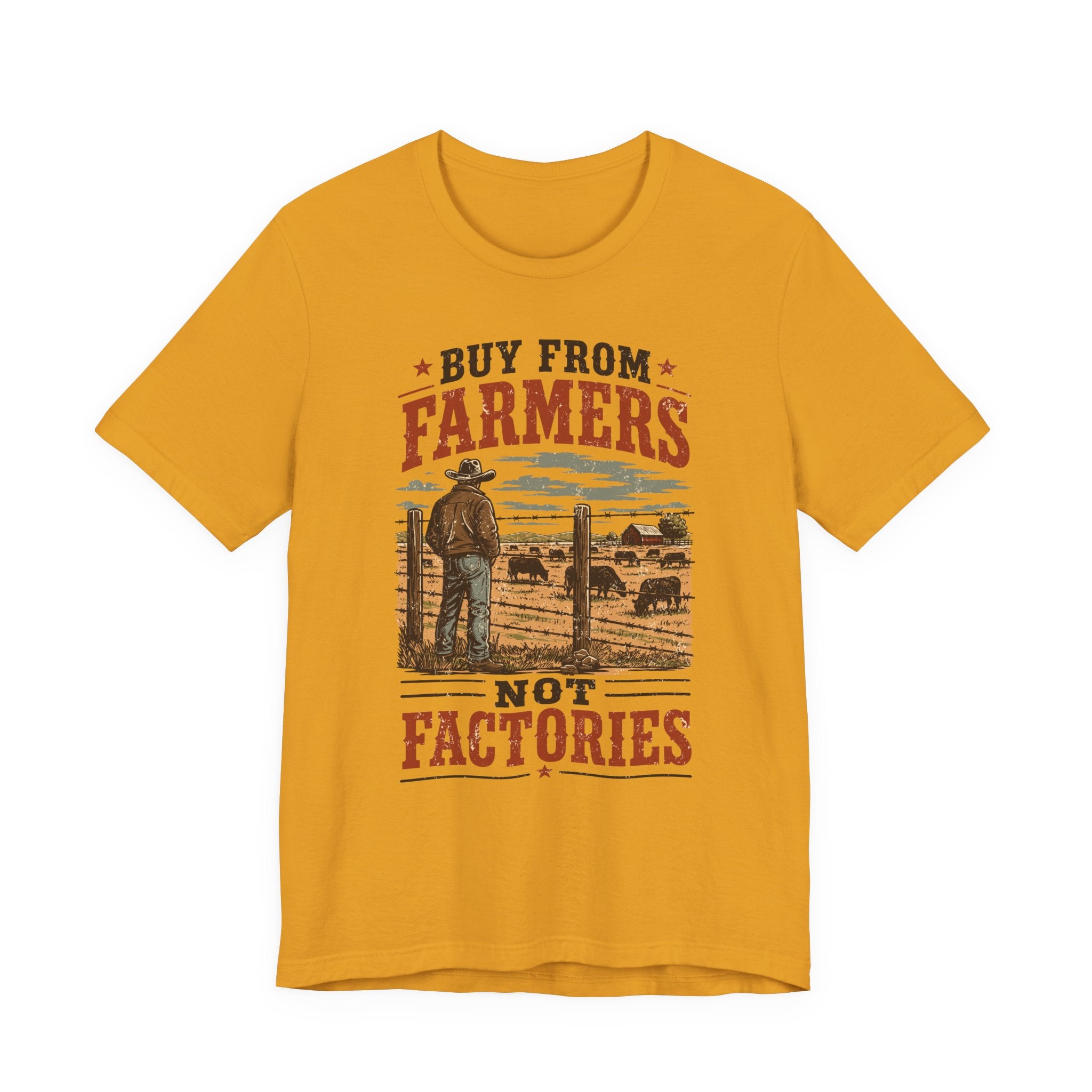 Buy From Farmers, Not Factories | Bella+Canvas Farm T-Shirt