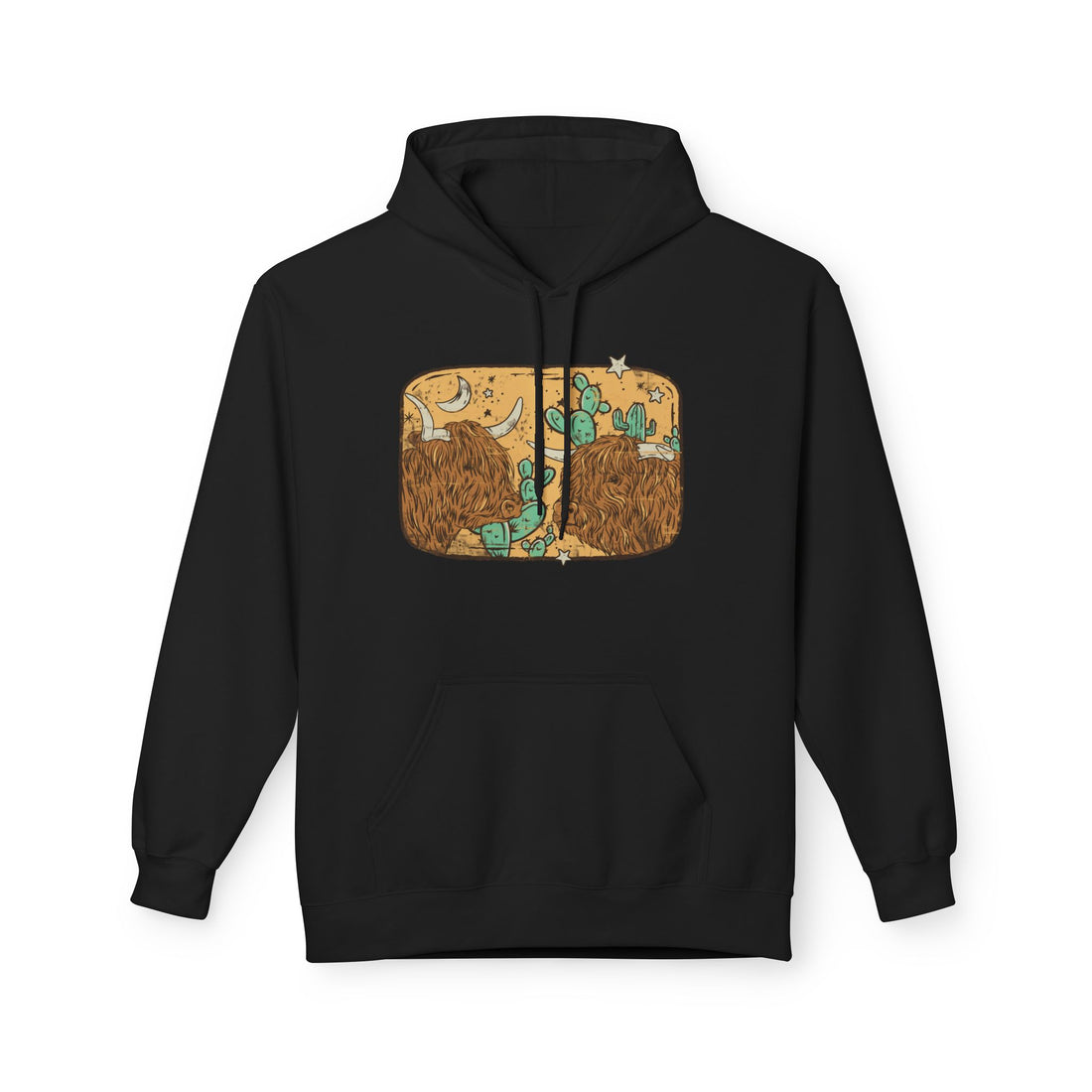 Desert Highlands | Western Highland Cow Hoodie