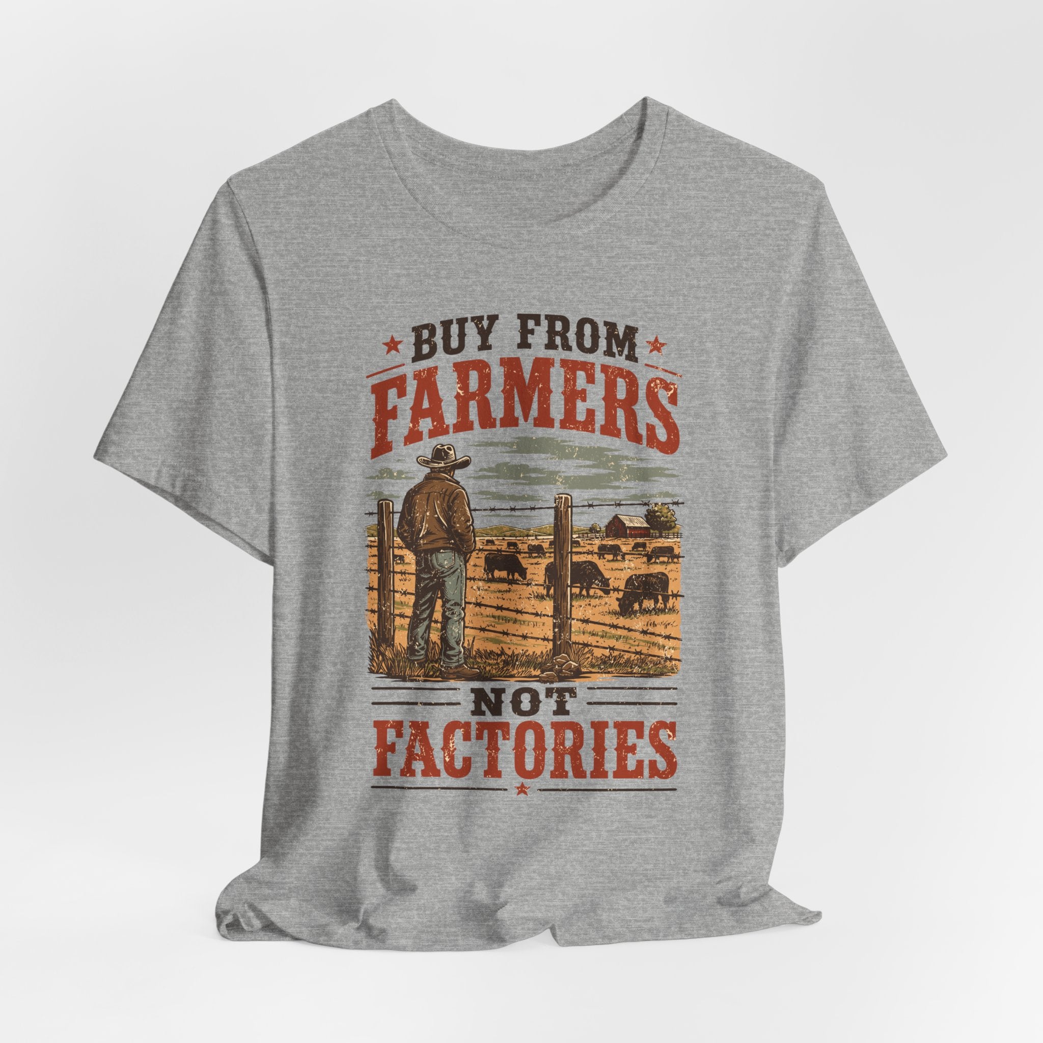 Buy From Farmers, Not Factories | Bella+Canvas Farm T-Shirt