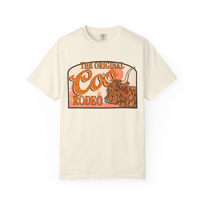The Original Coo Rodeo | Highland Cow Comfort Colors T-Shirt