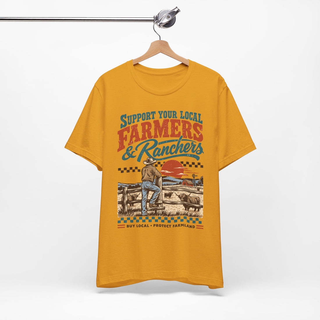 Support Your Local Farmers & Ranchers | Bella+Canvas T-Shirt