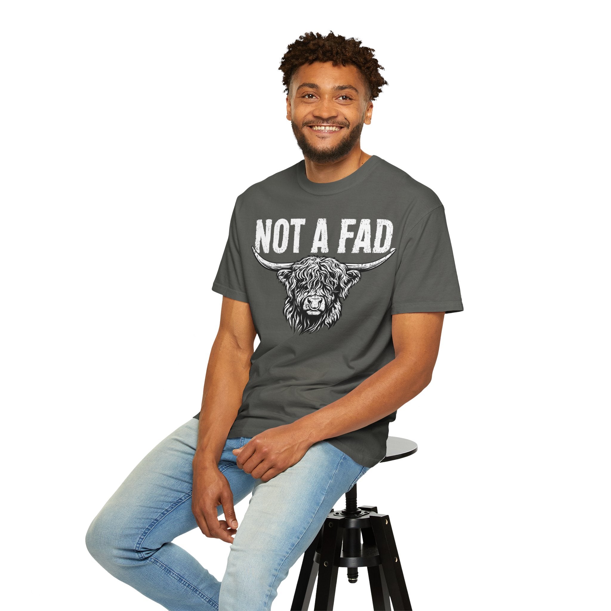 Not a Fad | Highland Cow Comfort Colors T-Shirt