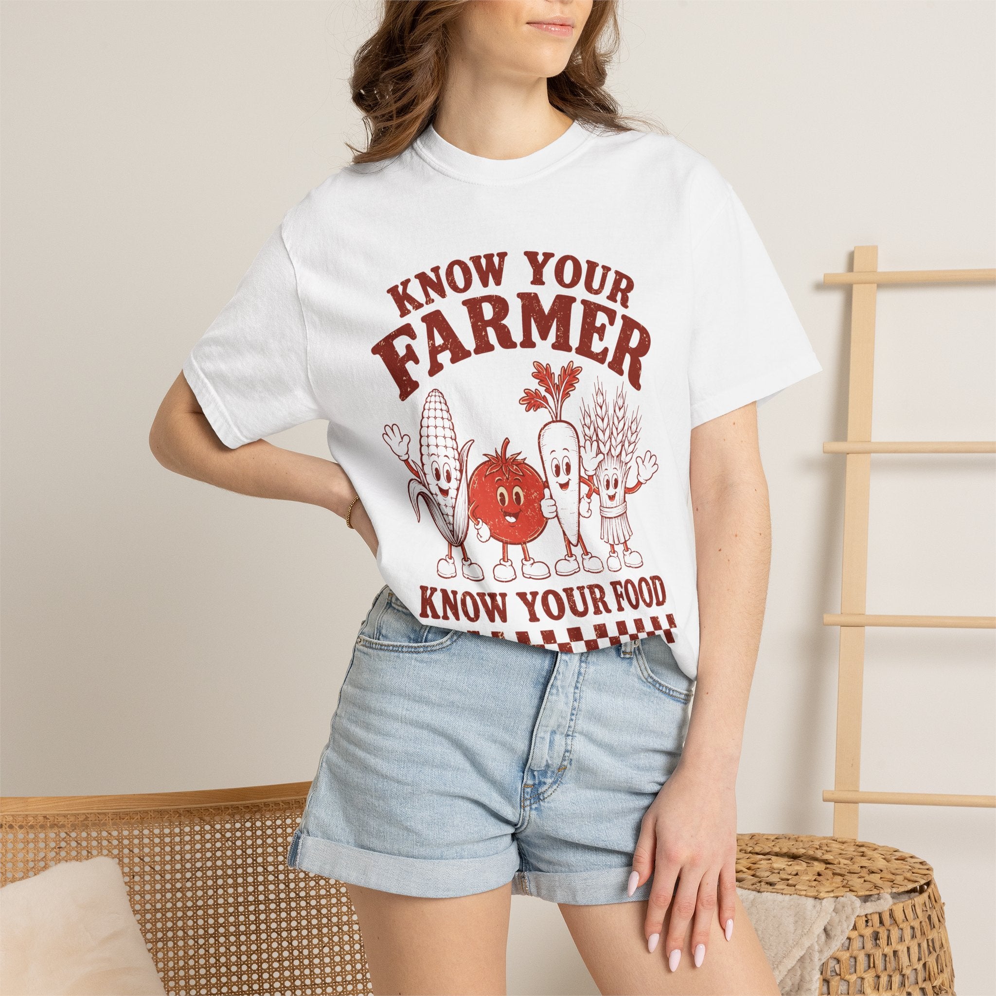 Know Your Farmer, Know Your Food | Comfort Colors Farm T-Shirt
