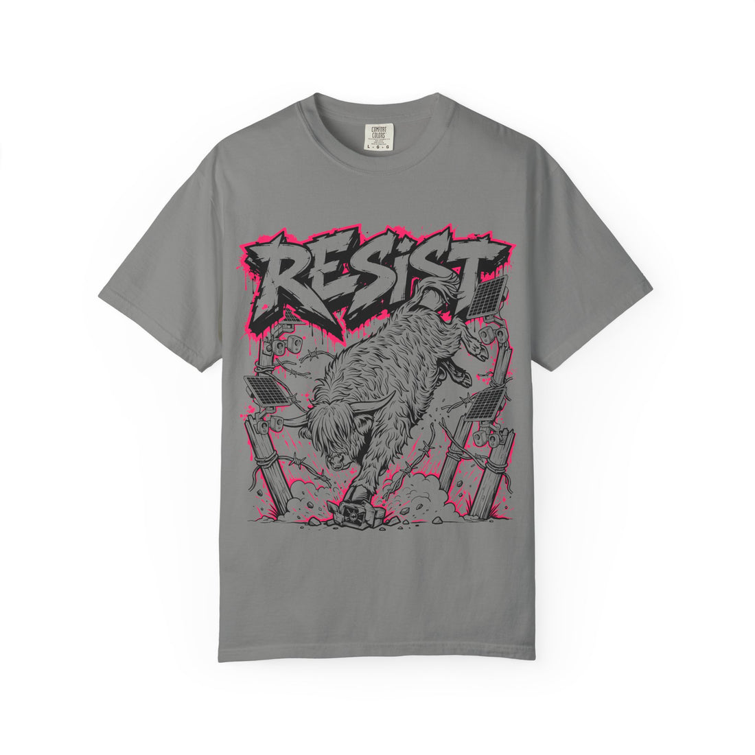 Resist the surveillance state | Highland Cow Comfort Colors T-Shirt