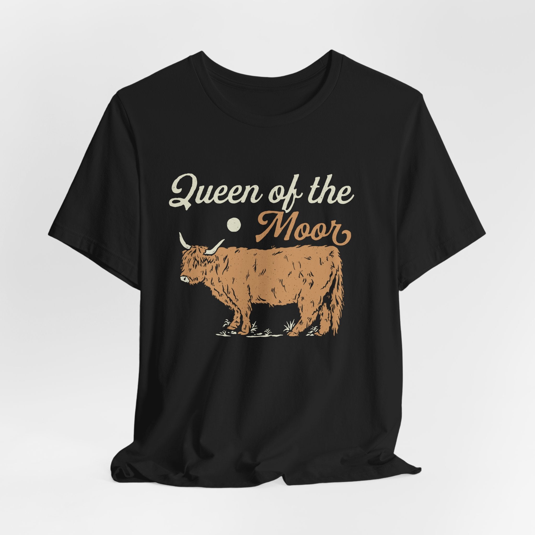 Queen of the Moor | Highland Cow Bella+Canvas T-Shirt