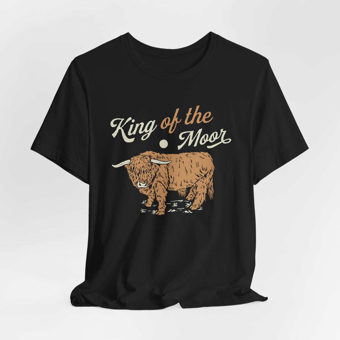 King of the Moor | Highland Bull Bella+Canvas T-Shirt