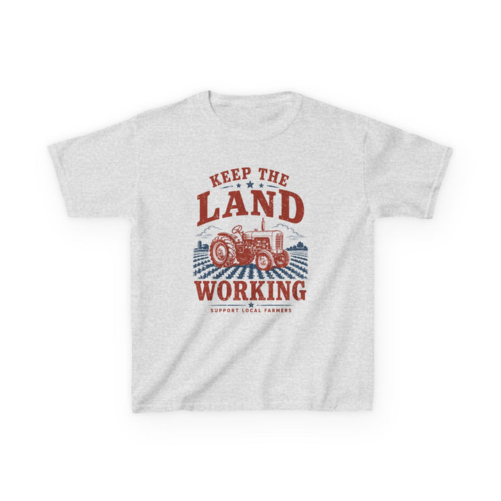 Keep the Land Working | Kids Farm T-Shirt