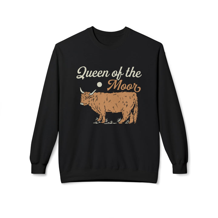 Queen of the Moor | Highland Cow Crewneck Sweatshirt