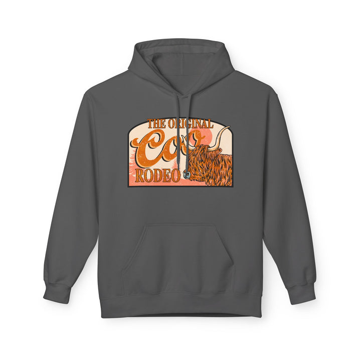 The Original Coo Rodeo | Highland Cow Western Hoodie
