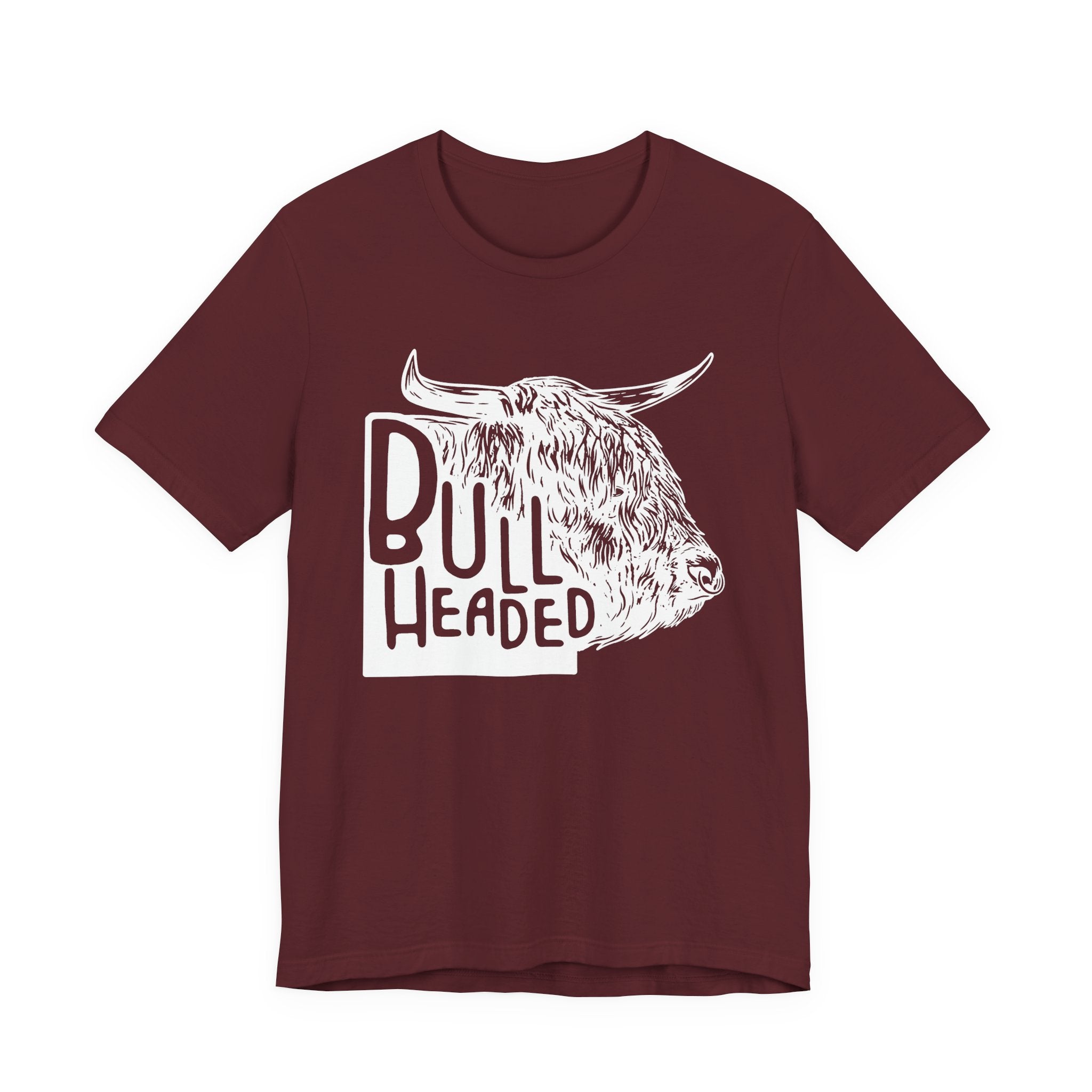 Bull Headed | Highland Cow Bella+Canvas T-Shirt