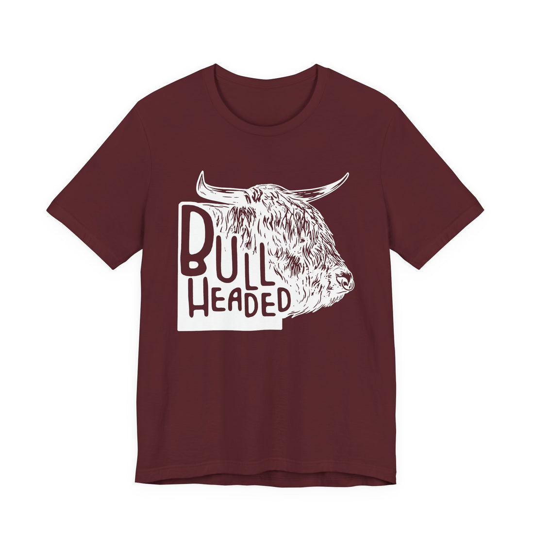 Bull Headed | Highland Cow Bella+Canvas T-Shirt