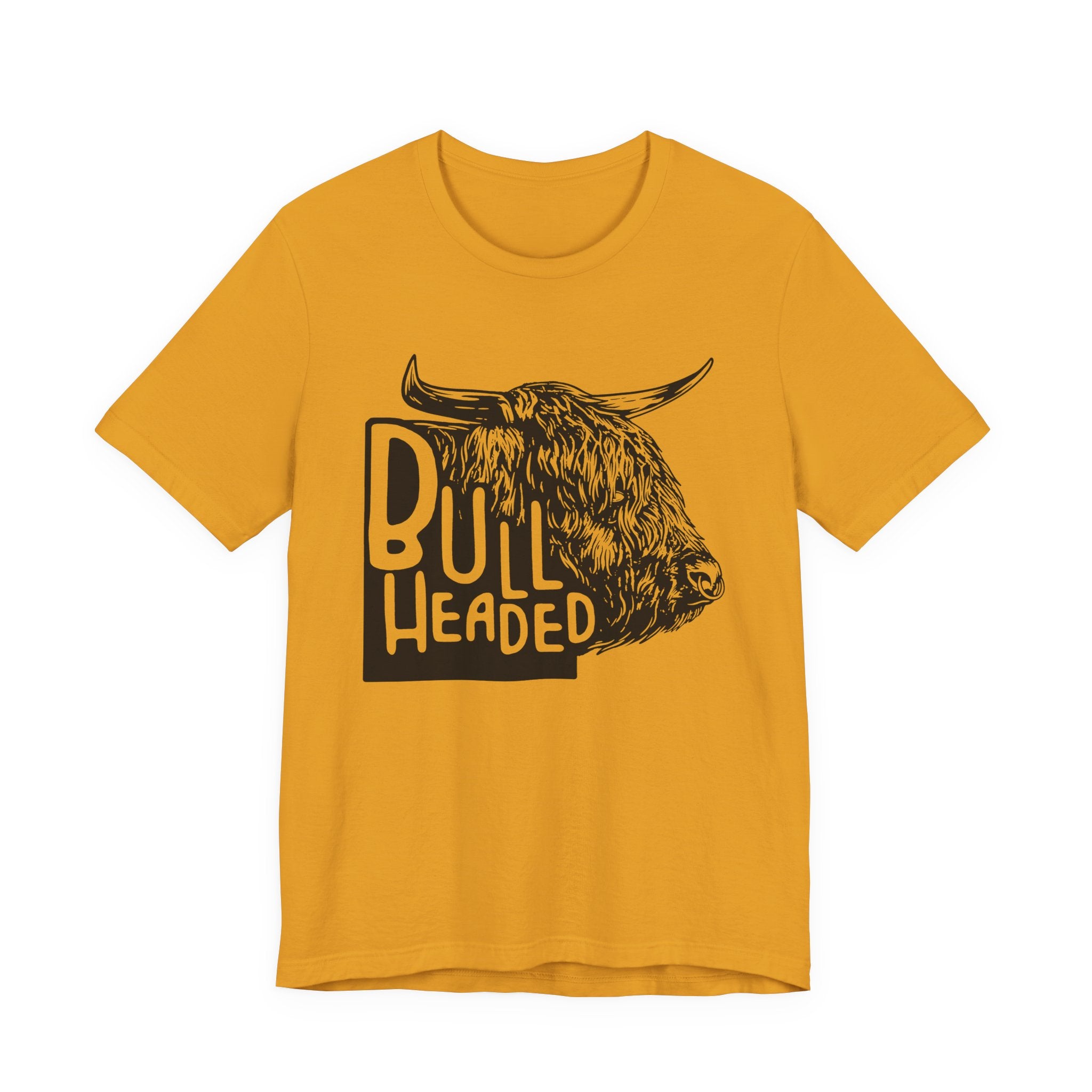 Bull Headed | Highland Cow Bella+Canvas T-Shirt