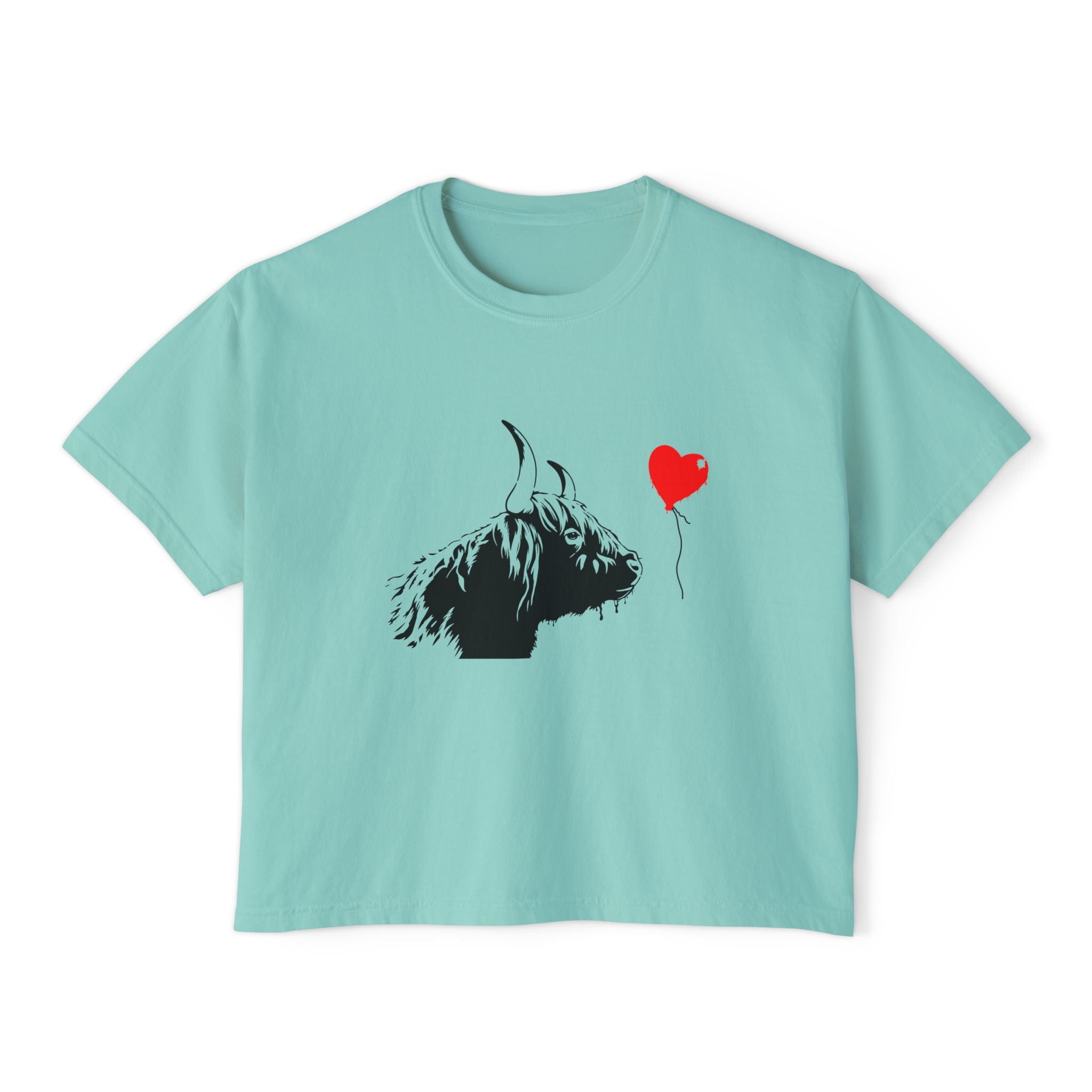 Highland Heart | Comfort Colors Cropped T-Shirt