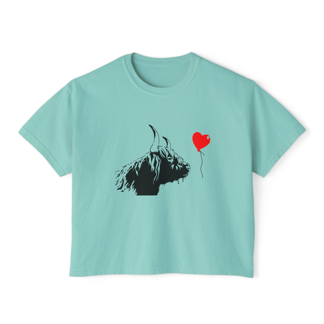 Highland Heart | Comfort Colors Cropped T-Shirt