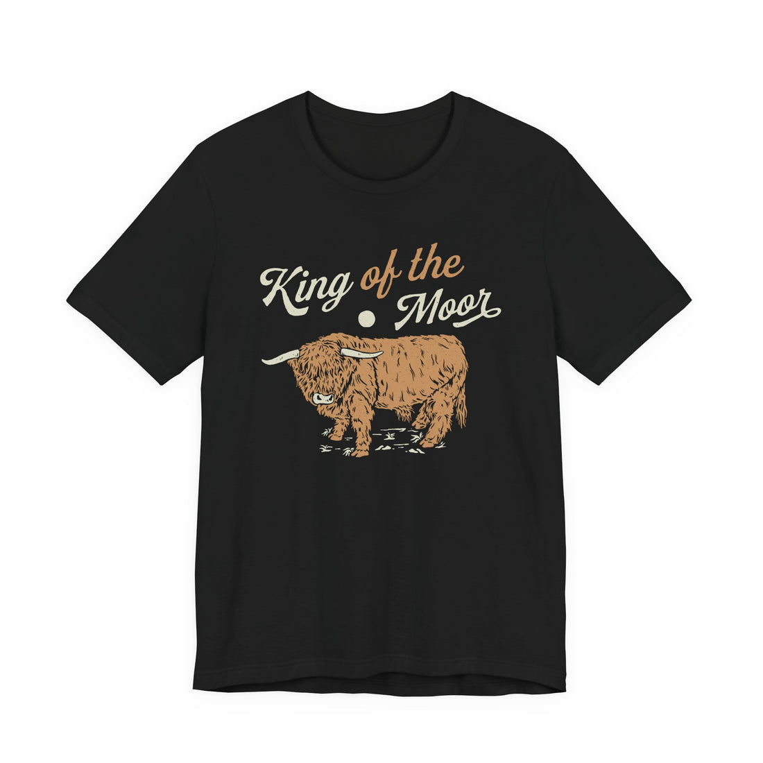 King of the Moor | Highland Bull Bella+Canvas T-Shirt