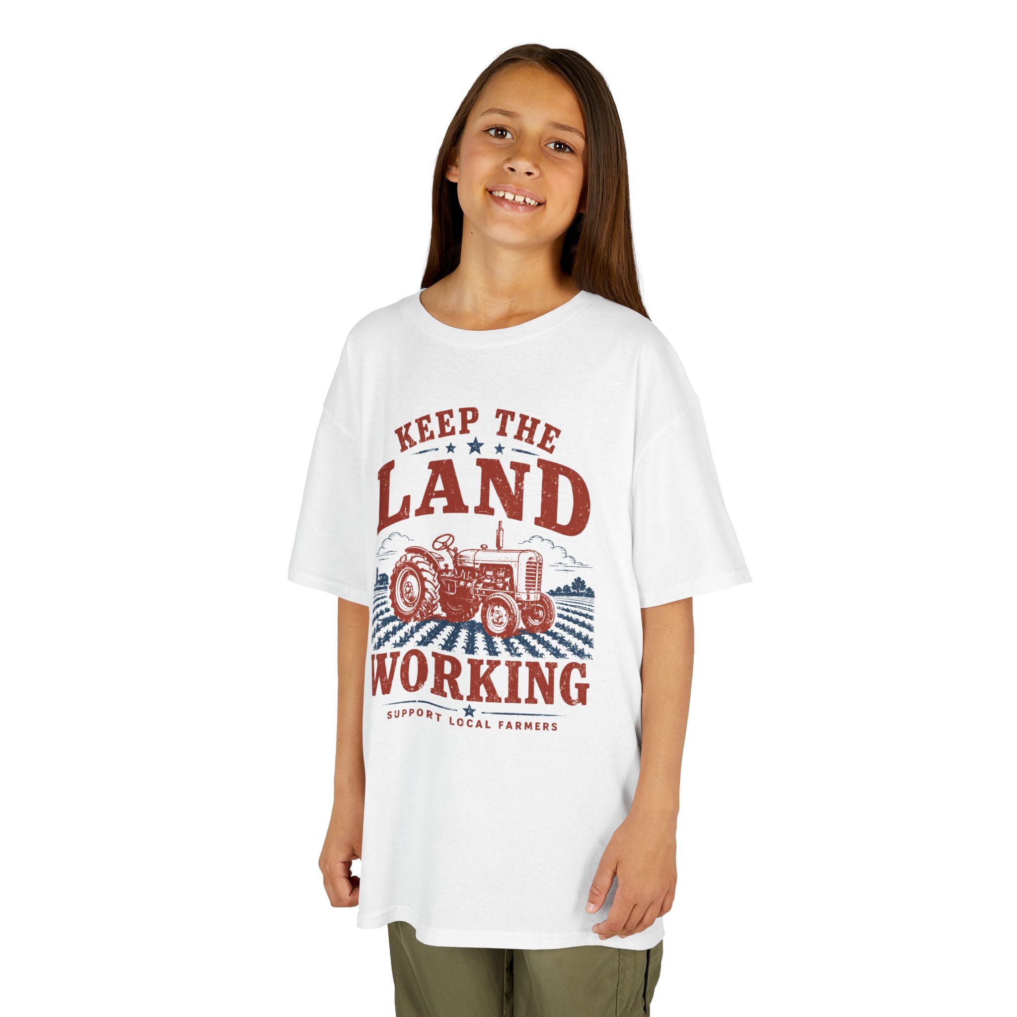 Keep the Land Working | Kids Farm T-Shirt
