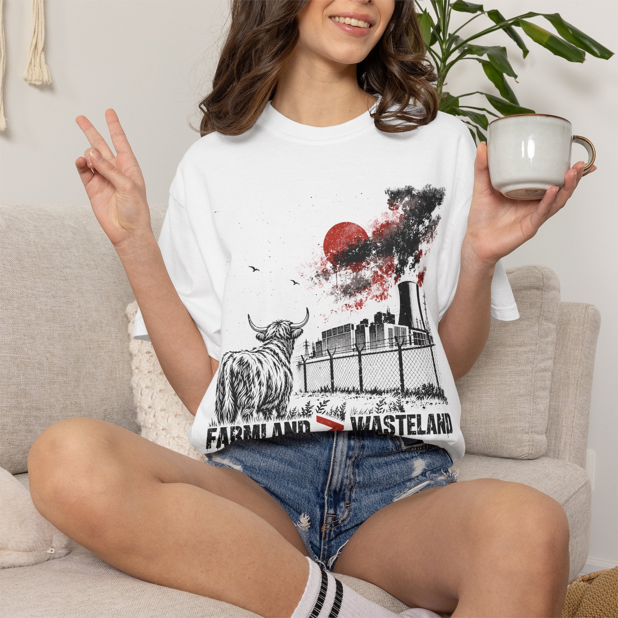 Farmland > Wasteland | Comfort Colors 1717 T-Shirt