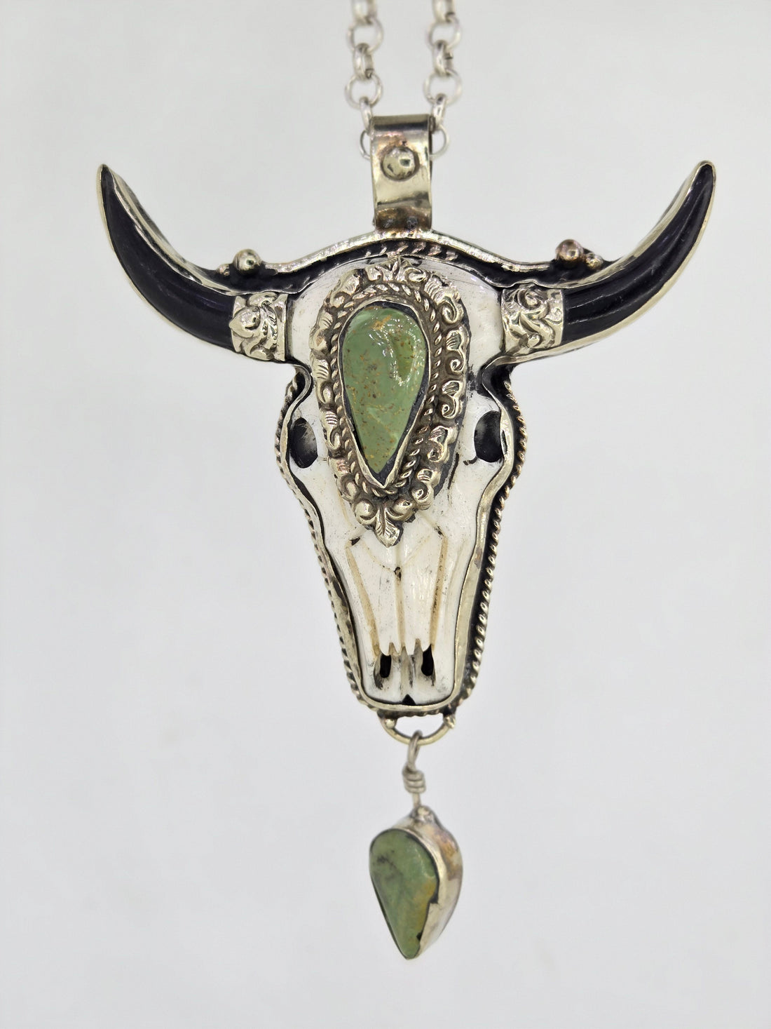 Pendant hanging on the chain add-on