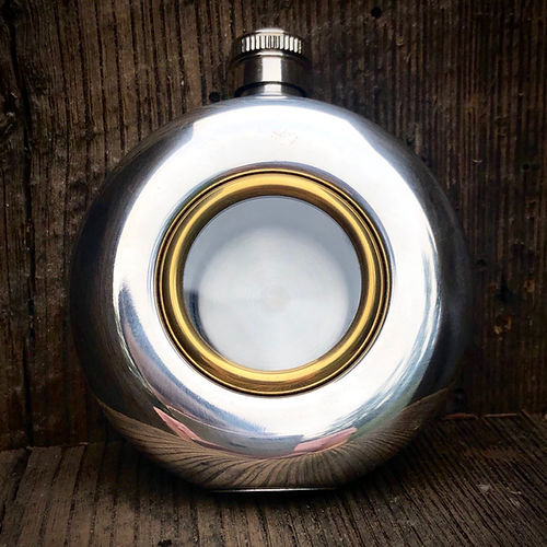 Highland cow hip flask
