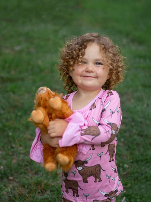 Girls Cow Pajamas