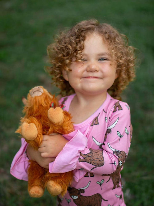 Girls Cow Pajamas