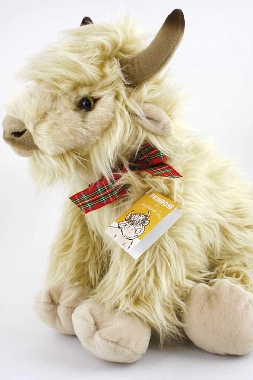Large white Highland Cow Plush